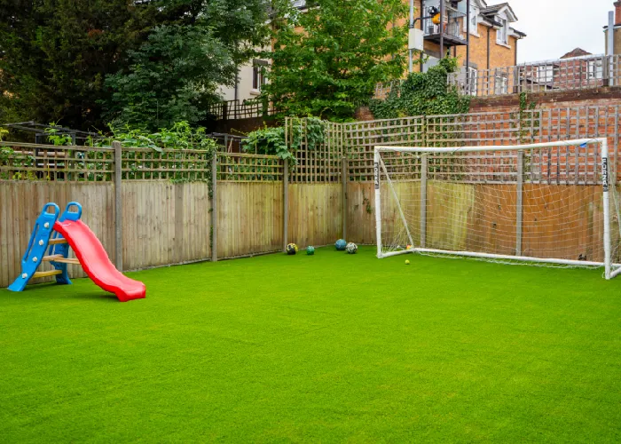 fake grass in Residentail