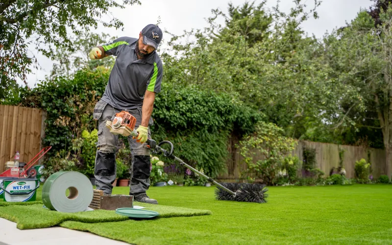 Maintaining Artificial Lawn