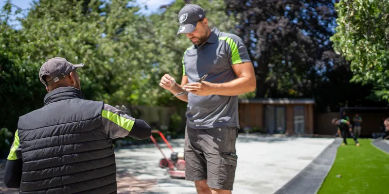 Laying Artificial Grass Step 7