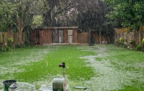 heavy rain
