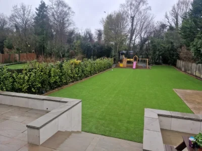 premiere grass in kids playground