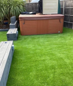 superior prime installed in the house backyard area