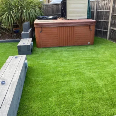 superior prime installed in the house backyard area